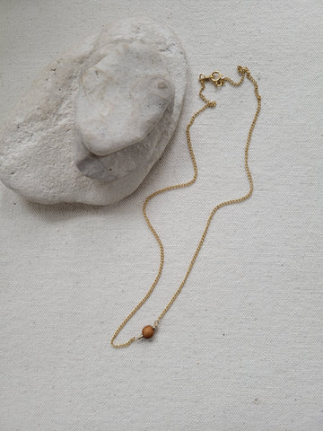 The Cherrywood Nugget Gold Necklace