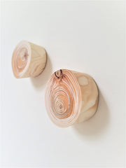 Cedar Wood Wall Hooks Natural (3 pack) Made to order