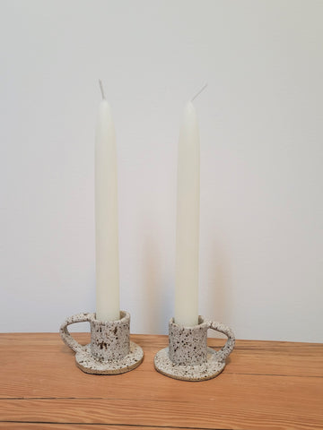 Uno Ceramic Candle Holders (Quail Egg) Made to order