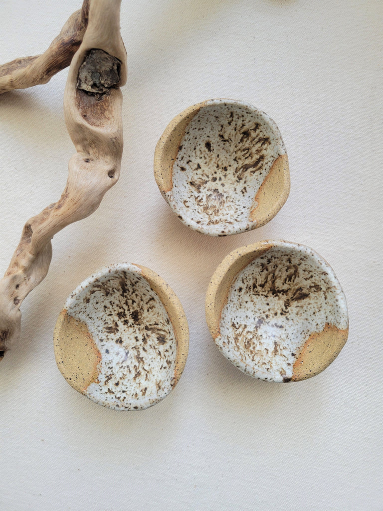 Mushroom Pinch Pots (Set of 3) Made to order