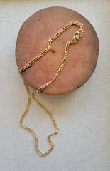 22" Gold Figaro Chain Necklace