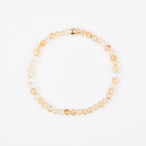 The Sun Ray - Citrine and Silver Bracelet