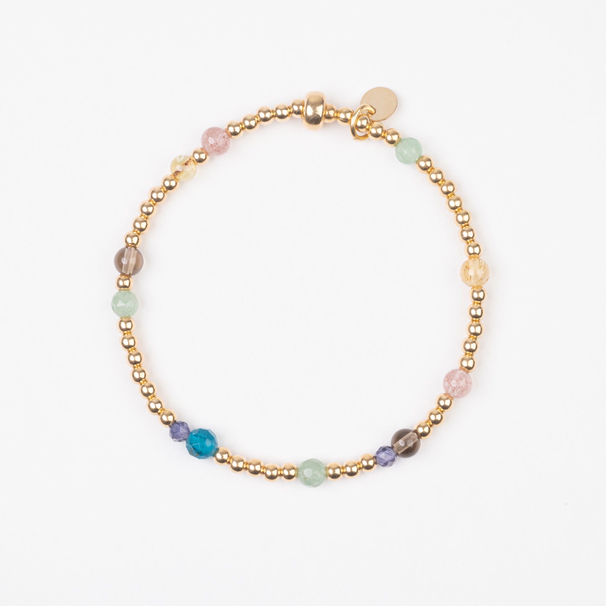 The Wildflower - Scattered Gemstone and Gold Bracelet
