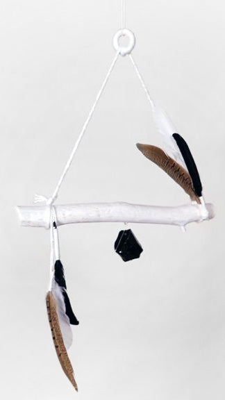 Ms. Wolf - White desert - Obsidian - SOLD