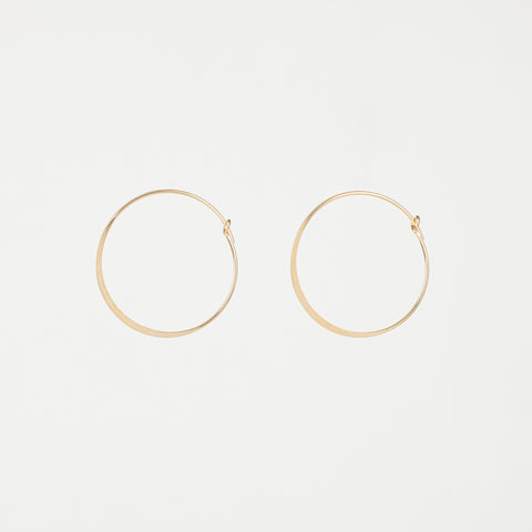 The Erin - 25mm Gold Hoop Earrings