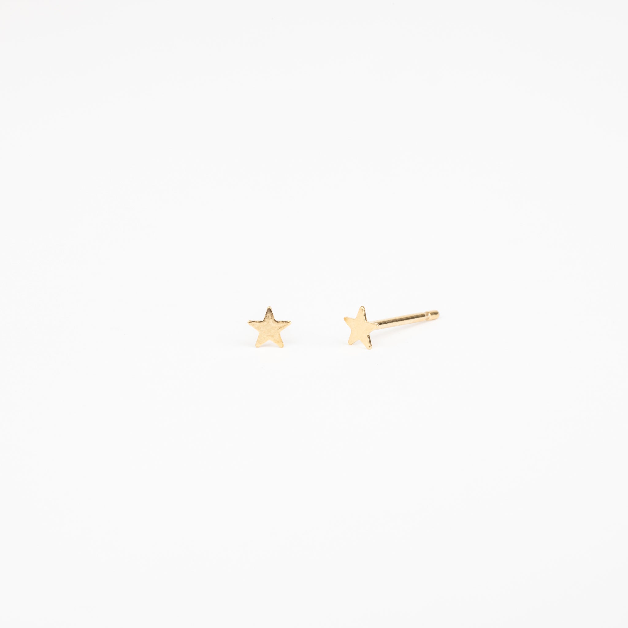 The Star - Gold Mini Star Stud Earrings